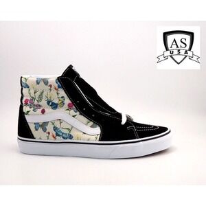 Vans Sk8-Hi Butterfly Floral Marshmallow Men's Size US 10.5 VN0A5HXVUC0